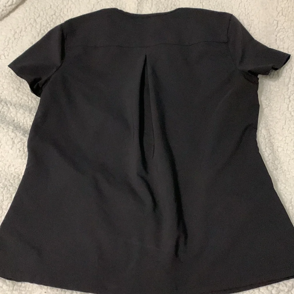Black Med Couture Scrub Set - Picture 8 of 11